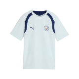 PUMA Mcfc Training Jersey Jr Dewdrop-blue Jewel - Maat 140 cm