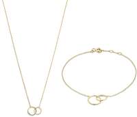 Isabel Bernard Cadeau d'Isabel Dames Armband Giftset Ketting Goud - Sieraden set