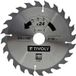 Tivoly Lame De Scie Circulaire Ø190mm 24 Dents En Carbure Pour Bois Dur Et Stratifié
