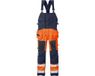 Fristads Hi Vis Amerikaanse Overall Klasse 2 1014 Plu - Hi-Vis oranje/marineblauw - C60