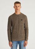 CHASIN' Heren Trui - Basal Mixed - Bruin
