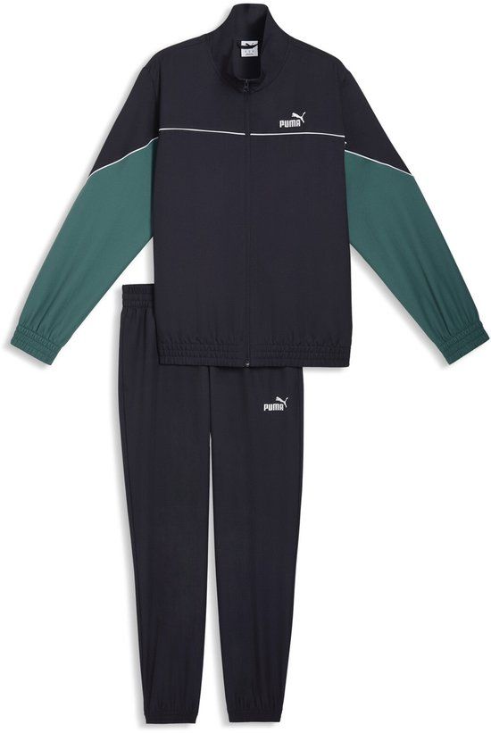 PUMA Woven Colorblock Suit Unisex Trainingspak - New Navy