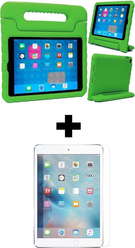 iPad Air 3 Kinderhoes - Groen - Kidsproof - Met Screenprotector