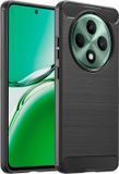 imoshion Brushed Backcover - Zwart - Geschikt voor Oppo Reno 12F (5G)