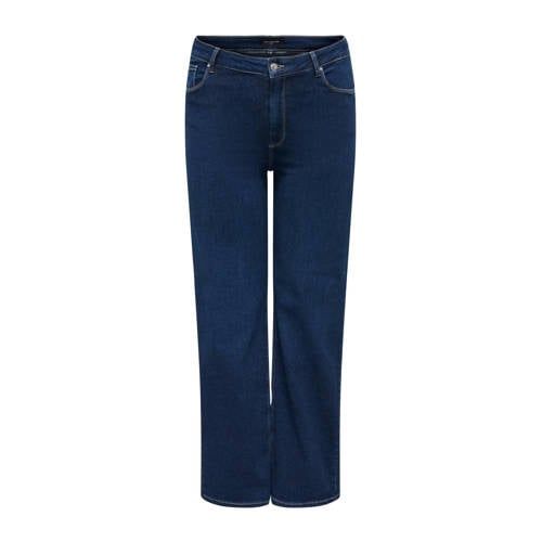 ONLY CARMAKOMA CARWILLY Wide Leg Jeans - Dark Blue Denim