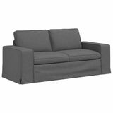 vidaXL Bank Donkergrijs Stof 182 x 80 x 82 cm
