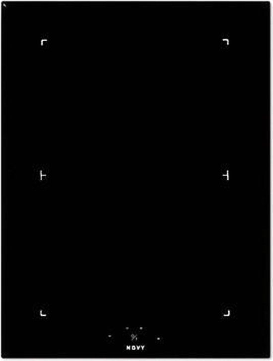 Novy Inductie Domino POWER 38cm 2 zones - Zwart