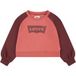 Levi's Girls Raglan Batwing Crew Mineral Red Taille: 14Y