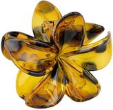 My Zaya Hawaiiaanse bloem haarklem Mosterd Plastic