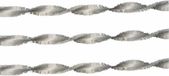Haza Slinger - 2x - zilver - 6 meter - crepe papier