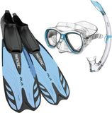 Seacsub Ala Tris Snorkelset Blauw EU 36-37