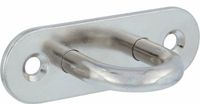 AMIG Oogplaat - 1x - 8 x 2.6cm - AISI 316 rvs - vastzetplaat - voor buiten