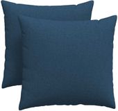 vidaXL - Zitkussens - 2 stuks - Stof - Blauw - 45 x 45 cm