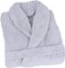 Jules Clarysse Soft Coral Fleece Badjas Licht Grijs M/L