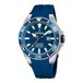 Festina F20664/1 Heren Horloge - Mineraalglas - Roestvrijstaal/Leer - Zilverkleurig - Ø 45.5 mm - Quartz - Gesp - 20 ATM (duiken)
