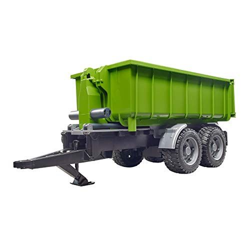 Bruder 02035 - Haaklift-aanhanger voor tractoren - 1:16 - Groen