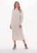 Y.A.S. Yasmavi Knit Midi Rollneck Dress Jurken - Beige