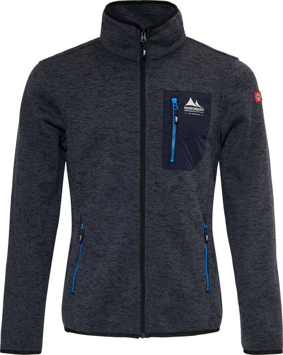 Nordberg Noa Fleece Vest - Heren - Antra Melange - Maat XL