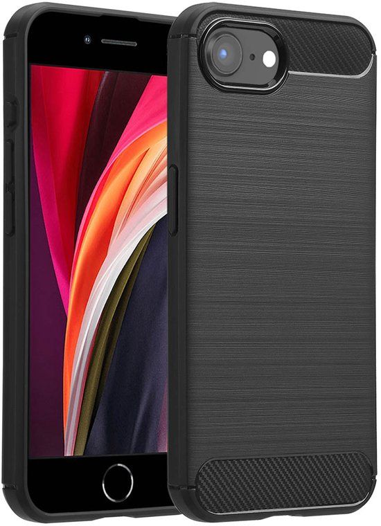 imoshion Brushed Backcover voor de Apple iPhone 17e / 16e - Zwart