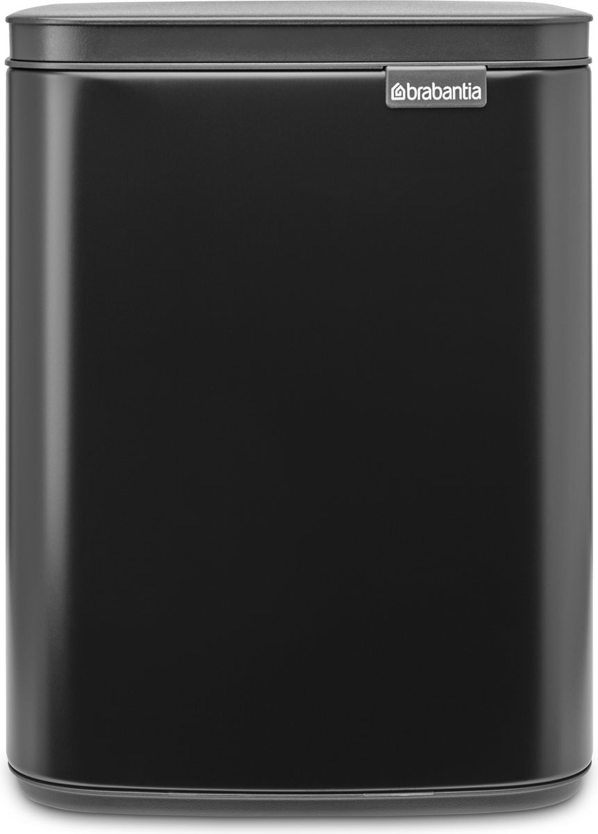 Brabantia Bo Prullenbak - 7 l - Matt Black