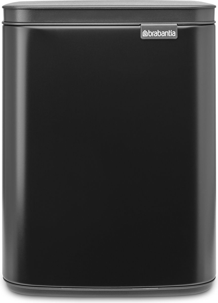 Brabantia Bo Prullenbak - 7 l - Matt Black - 8710755222900