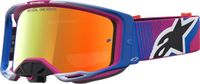 Alpinestars Vision 8 Maven Mirror Motocrossbril - Zwart/blauw/roze