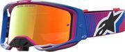 Alpinestars Vision 8 Maven Mirror Motocrossbril - Zwart/blauw/roze