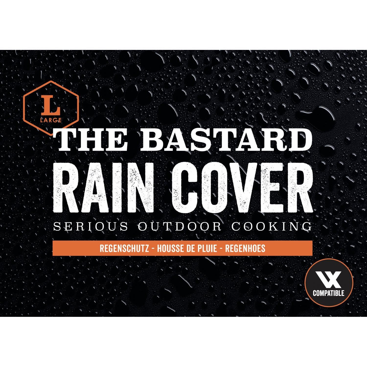 The Bastard Regenhoes Large - Zwart - Teflon/PU/TPU