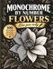 Monochrome by Number Flowers: 100 Mystery Mosaic Flower Puzzles for Adults