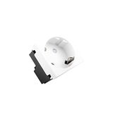 Wandrozet LANBERG Wandrozet 230 V SCHUKO 16 A Tool-Less wit