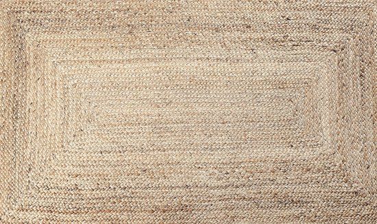 MD Entree Woven Square Natural Vloerkleed