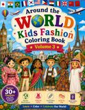 Around the World Kids Fashion Coloring Book: Volume 3