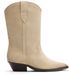 Sacha - Dames - Beige western laarsjes - Maat 36