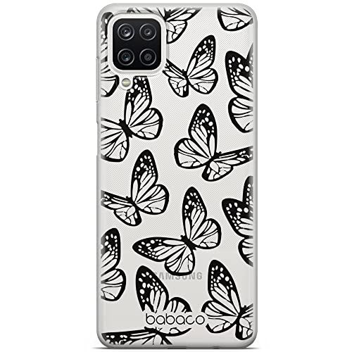 ERT GROUP Mobiele Telefoonhoesje voor Samsung Galaxy A12 / M12 / F12 - Babaco Butterflies 002
