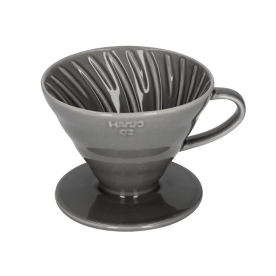 Hario V60-02 Porseleinen koffie filterhouder Grijs VDC-02GR