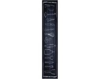 vidaXL tapis de cuisine noir 300 x 60 cm velours