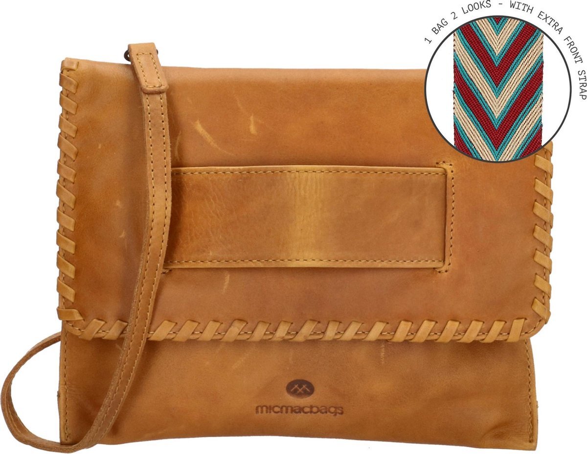 MicMacbags Friendship - Clutch avondtasje - Camel