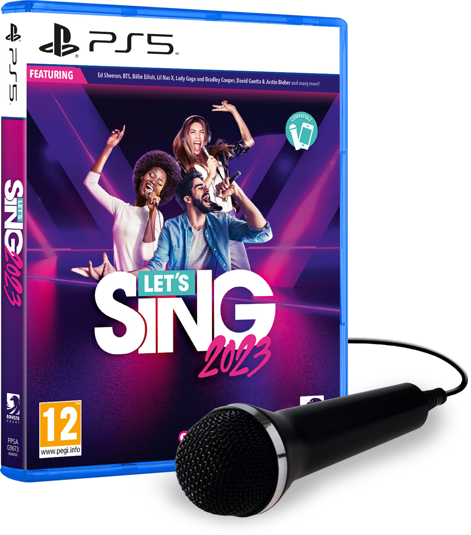 Plaion Let's Sing 2023 + 1 Microphone PlayStation 5