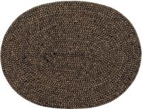 Home Delight Set van 4 placemats Ella Rechthoek Zwart