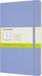 Moleskine Cahier Large (13x21 cm) vierge couverture souple hortensia bleu