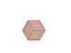Zone Denmark Hexagon Pannenonderzetter Silicone Terracotta