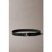 Calvin Klein Ceinture Curve Monogram Buckle Black Taille: 85