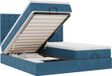 vidaXL Lit coffre avec matelas et LED 160x200cm Velours