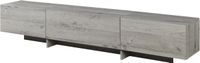 en.casa TV meubel Kapipimso tv lowboard 194x31x37 cm eikenkleurig grijs