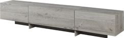 en.casa TV meubel Kapipimso tv lowboard 194x31x37 cm eikenkleurig grijs