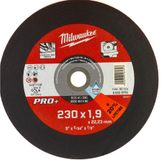 Milwaukee Dunne metaaldoorslijpschijven PRO+ SCS 4 1/2 230 x 1,9 x 22 mm - 4932451490