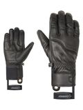 Ziener GISMON-Z skihandschoenen voor heren, wintersport | Primaloft, leer, touch, zwart, 9,5