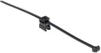 HellermannTyton 156-01153 T50ROSEC4B-PA66W-BK Kabelbinder met clip