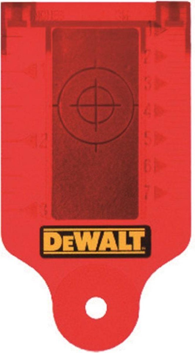 DeWalt DE0730 N437438 Laser Richtkaart | Magnetische Rood