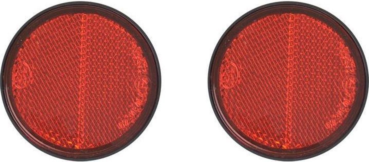 ProPlus reflectoren 58 mm zelfklevend rood 2 stuks in blister